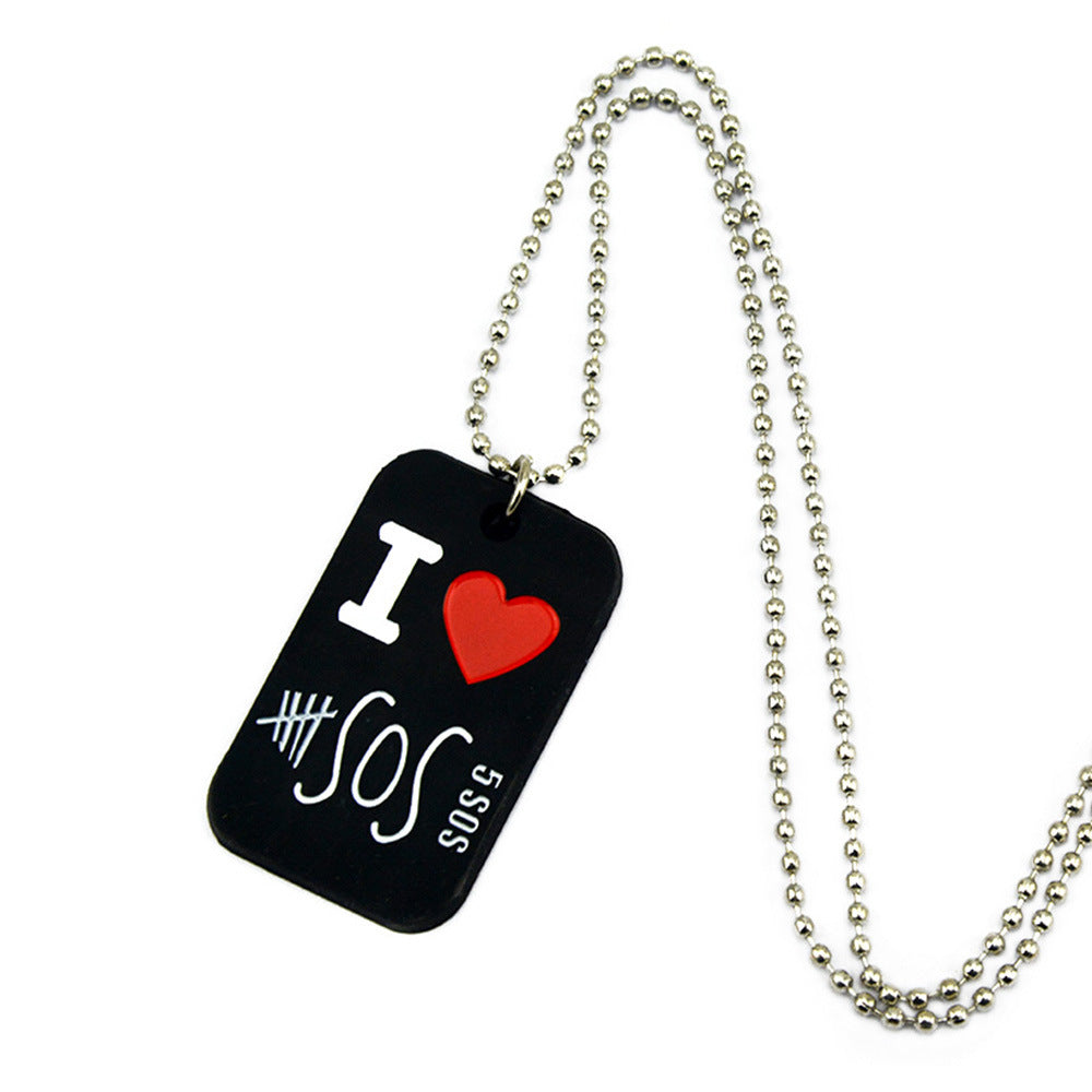 Silicone Fashion Music Hand Strap Trendy Hip Hop Bracelet
