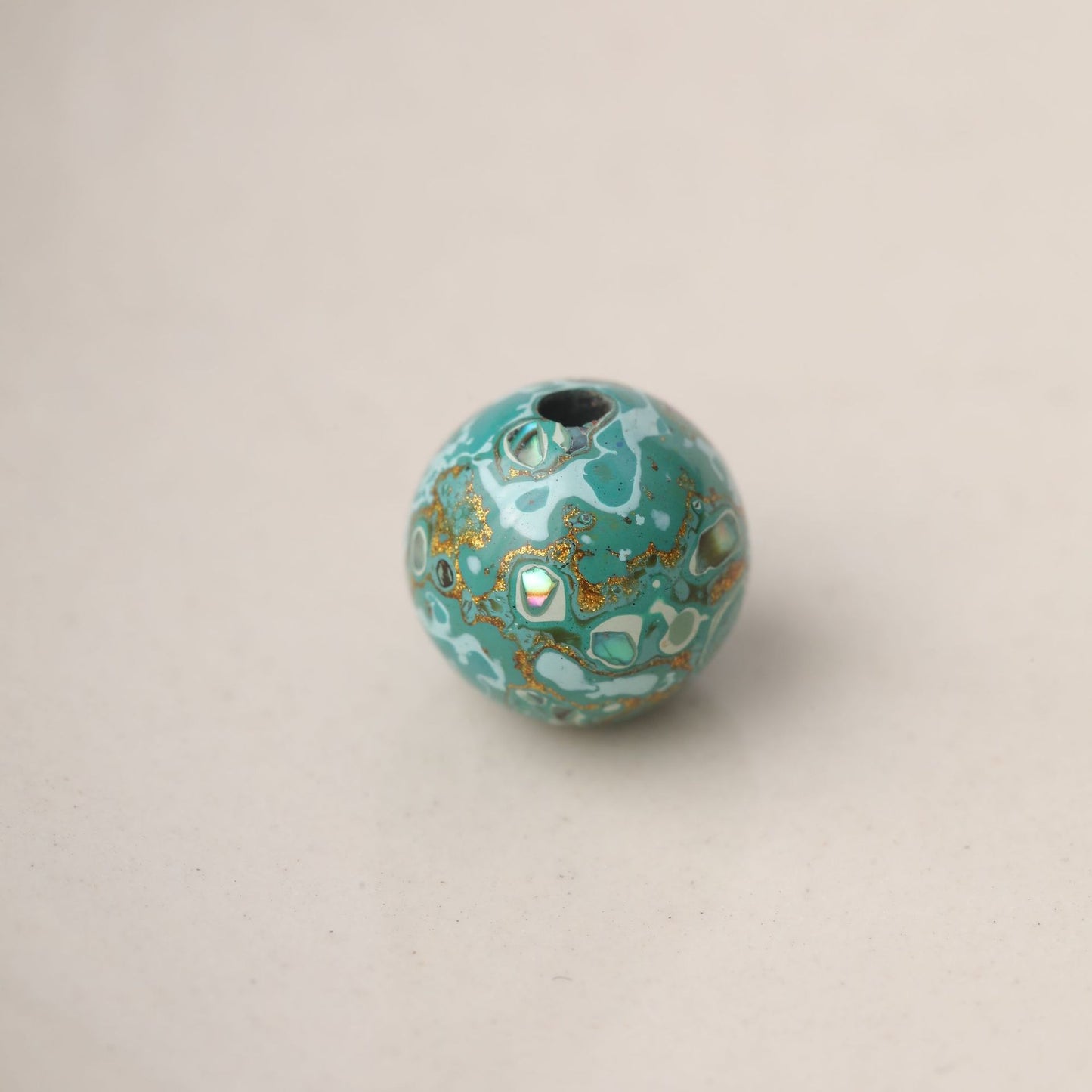 Paint Large Beads Inlaid Screw Scattered Single Bracelet