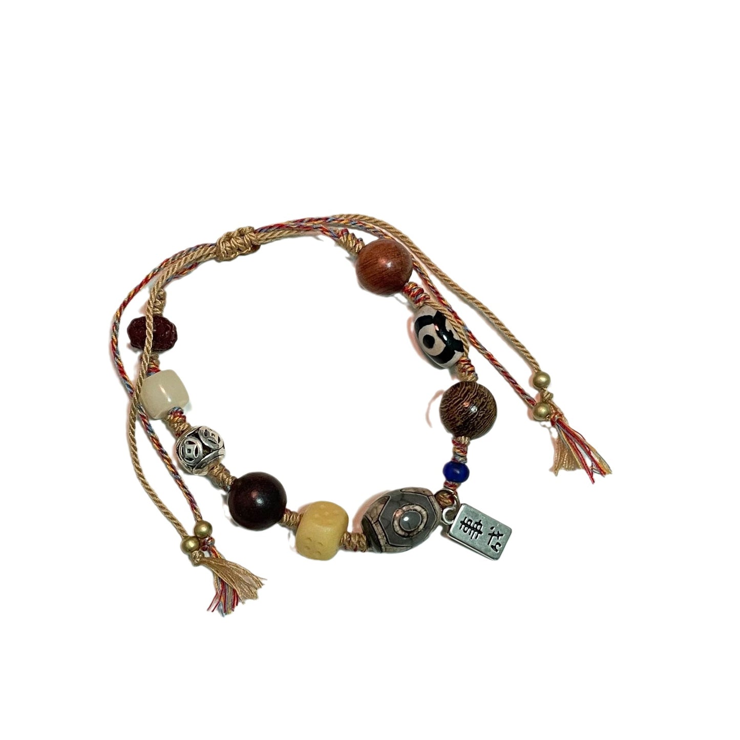 Women's Chinese Retro Ethnic Style Natural Stone String For Bead Bracelets