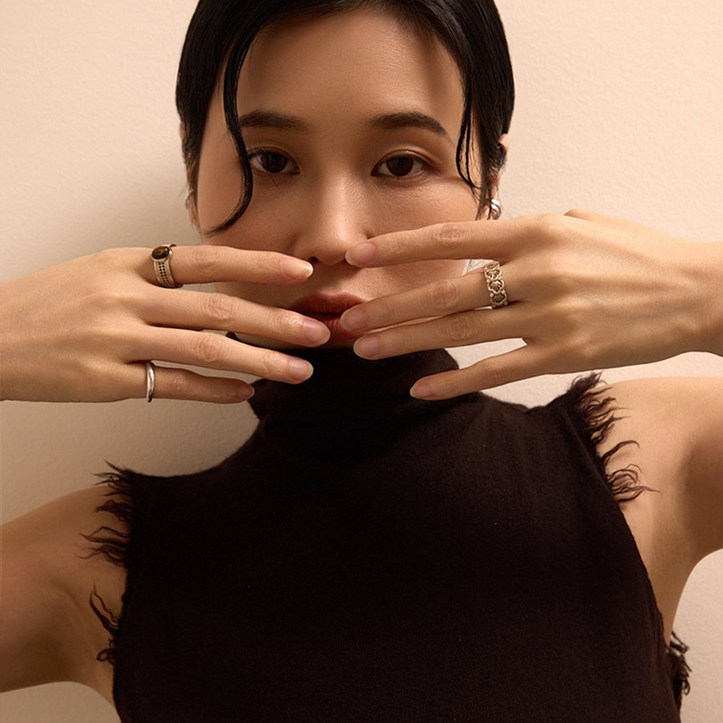 Special Interest Light Luxury Simple Index Finger Senior Rings