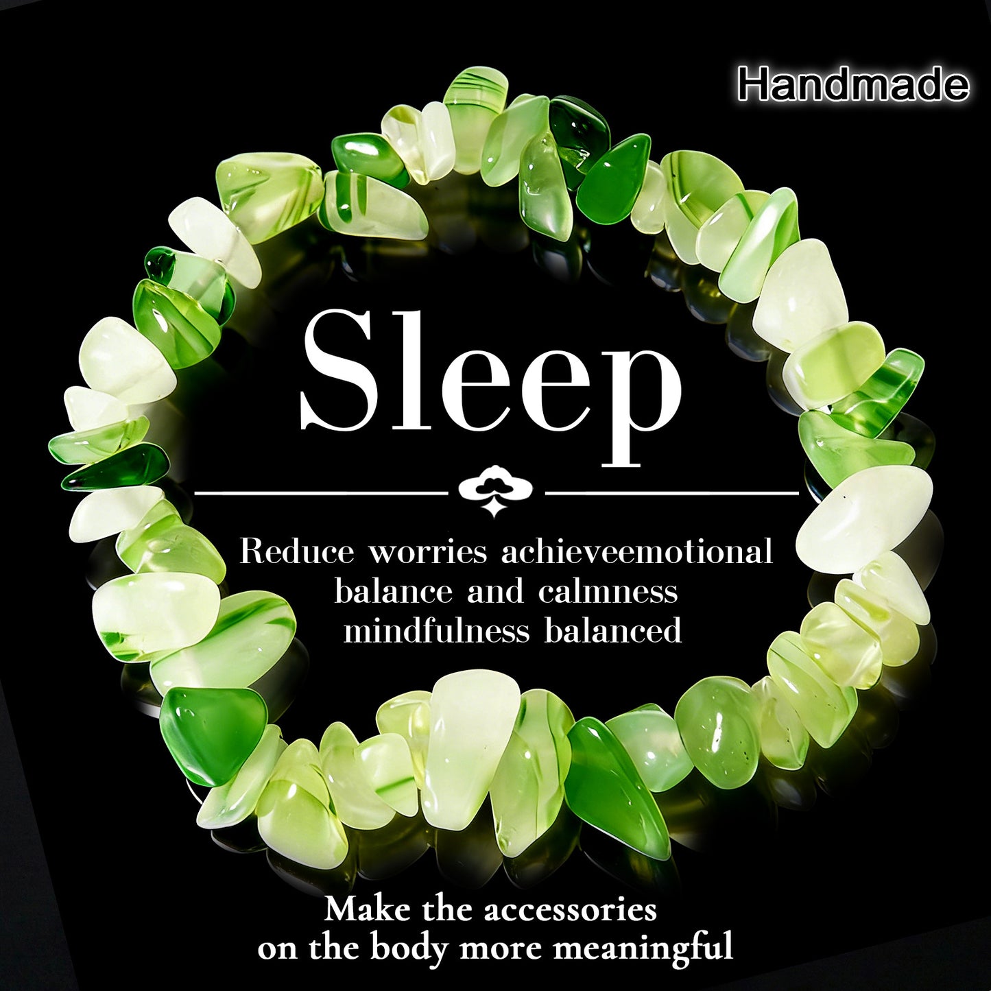 Multicolor Natural Stone Irregular Design Daily Bracelet