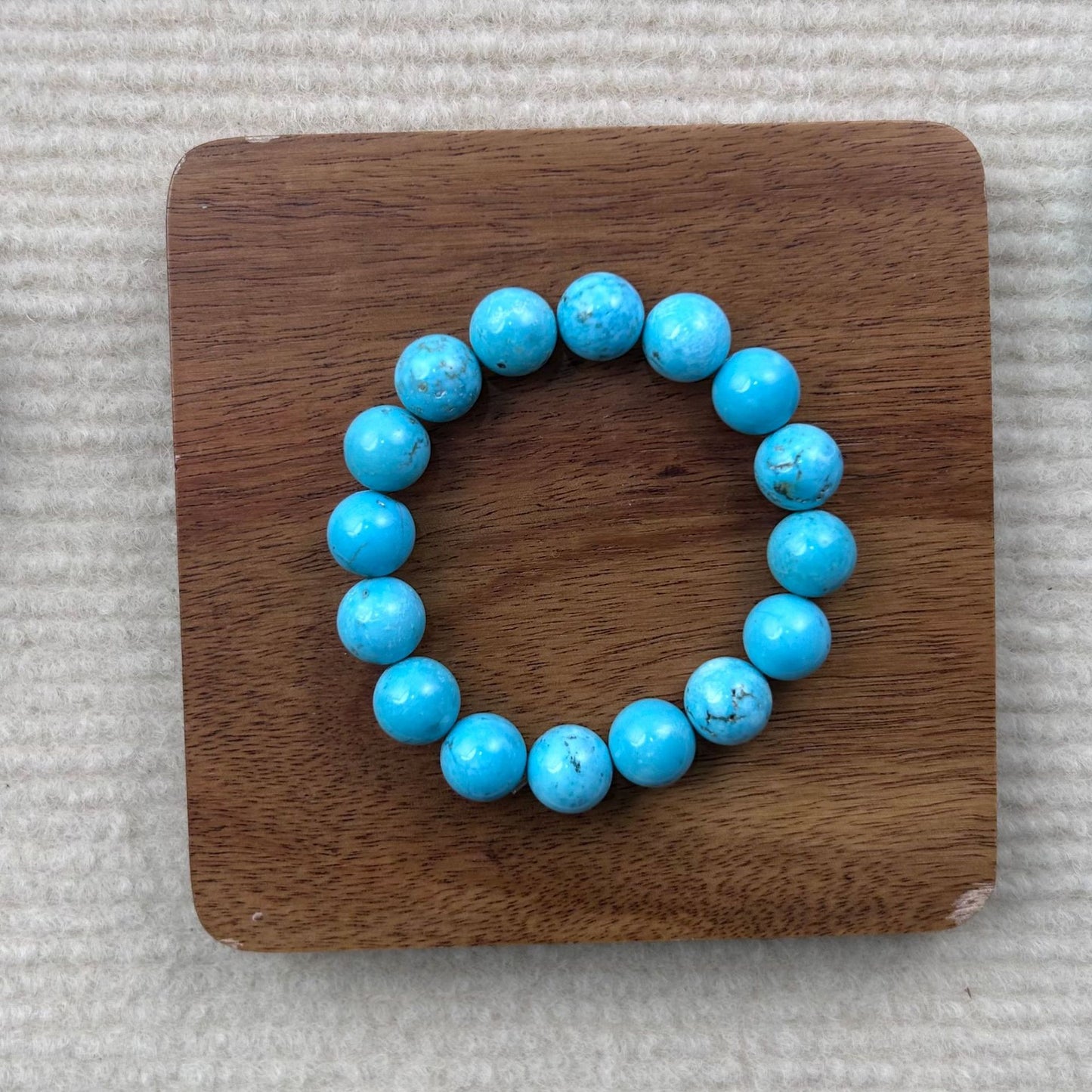 Women's Turquoise Beaded Stackable Popular Natural Stone Clavicle Chain Necklace