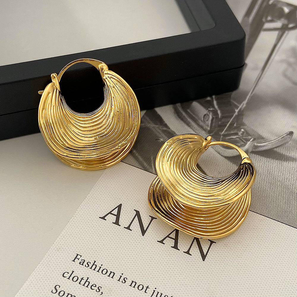 Women's Shot Western Style Fashion Artistic Retro Irregular Earrings
