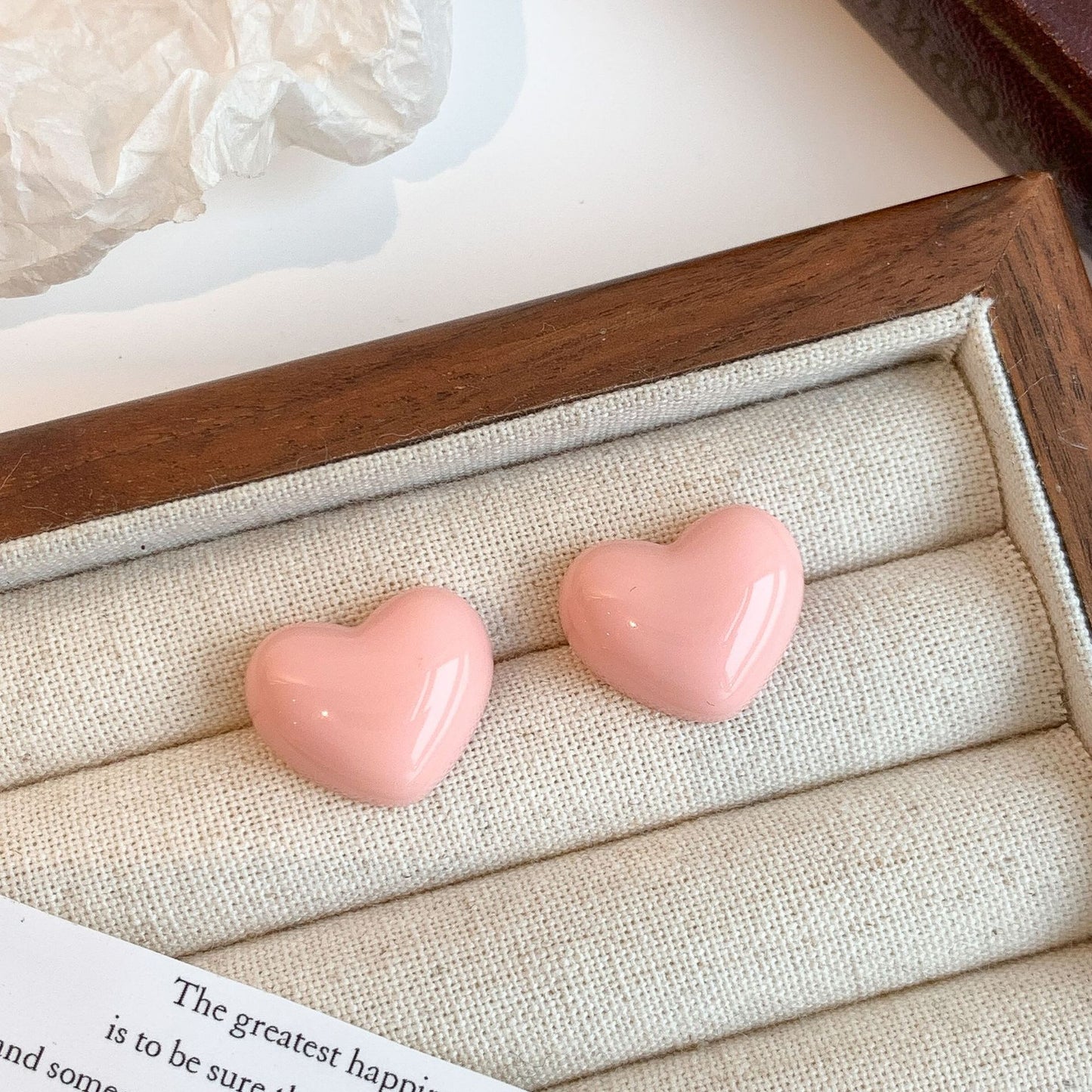Women's Retro Blooming Acrylic Curved For Simple Stud Earrings