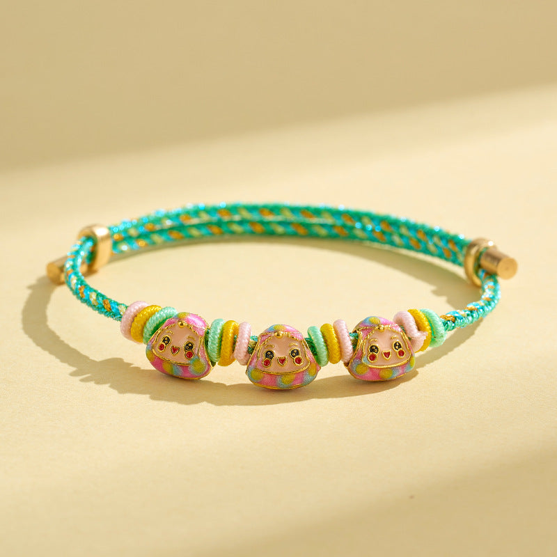 Children's Dragon Boat Festival Colorful Rope Hand-woven Small Bracelets