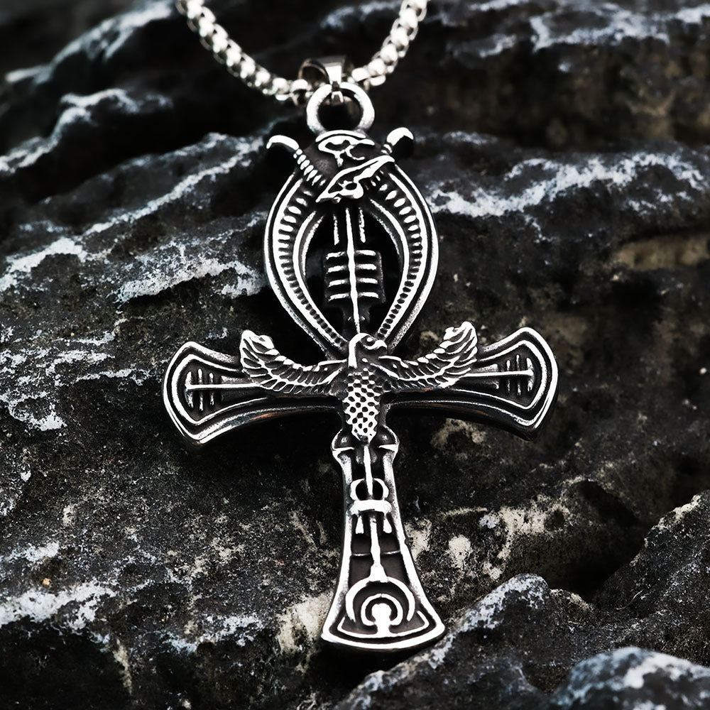 Punk Star Bone Saturn Halo Hipster With Personality Fashion Skull Pendants