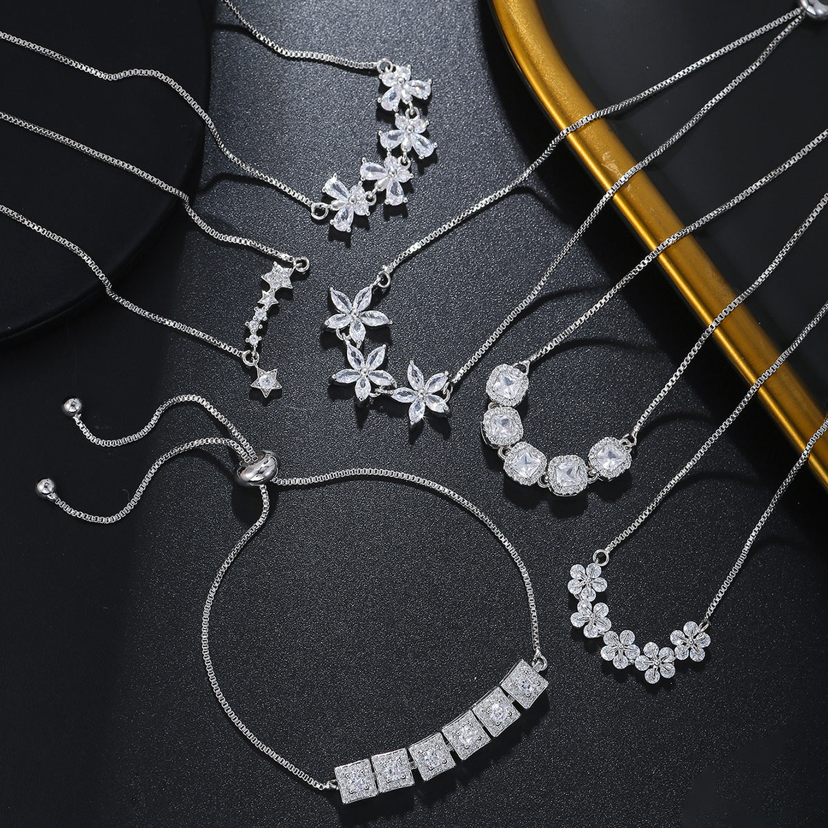 Affordable Luxury Fashion Zircon Full Diamond Bracelets