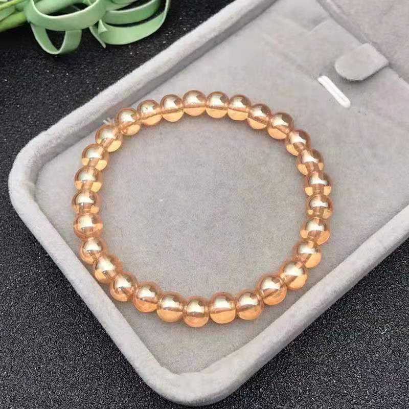 Glass Bead Imitation Knife Scraping Amber Bracelets