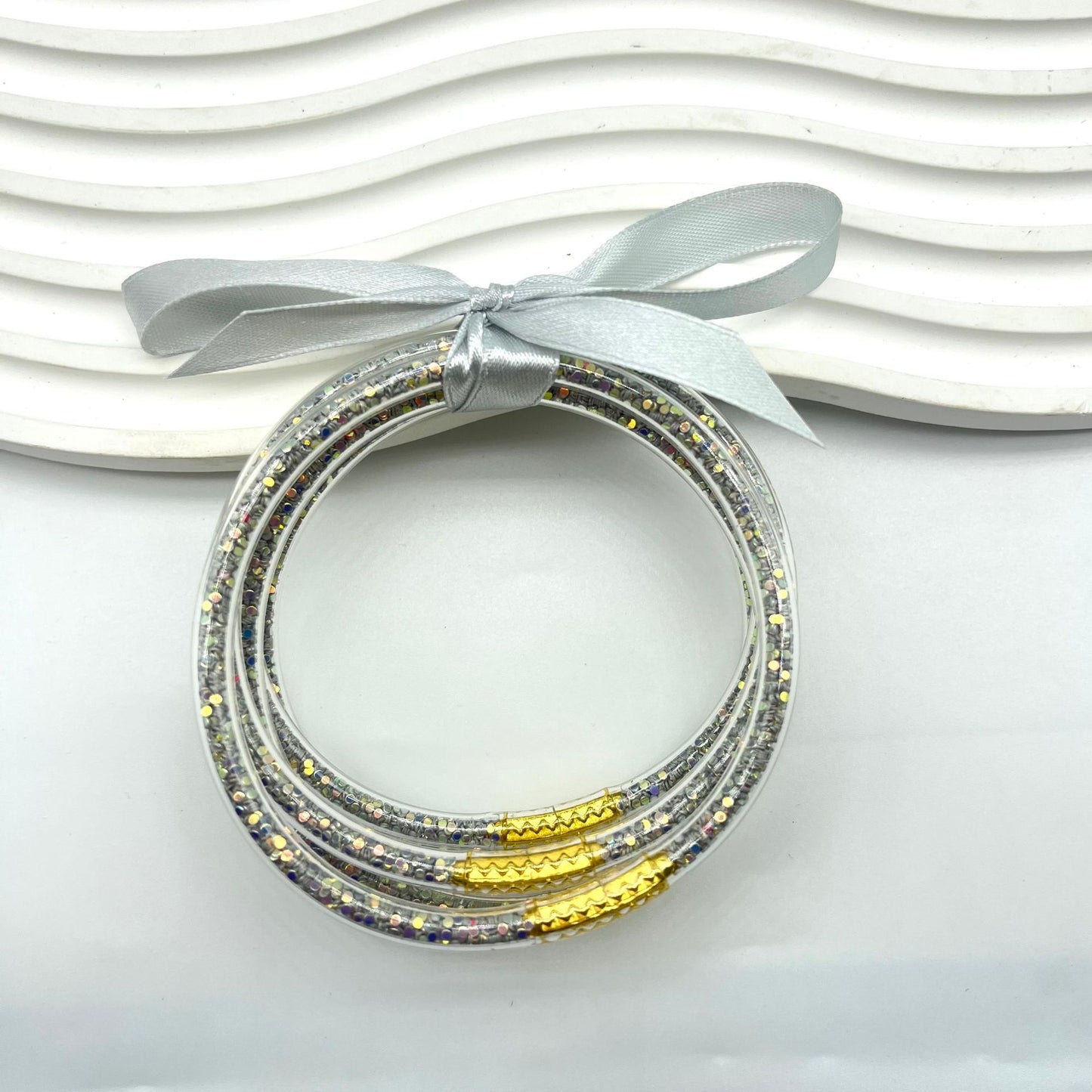 Glamorous Fashion Silicone Bright Simple Couple Bracelets