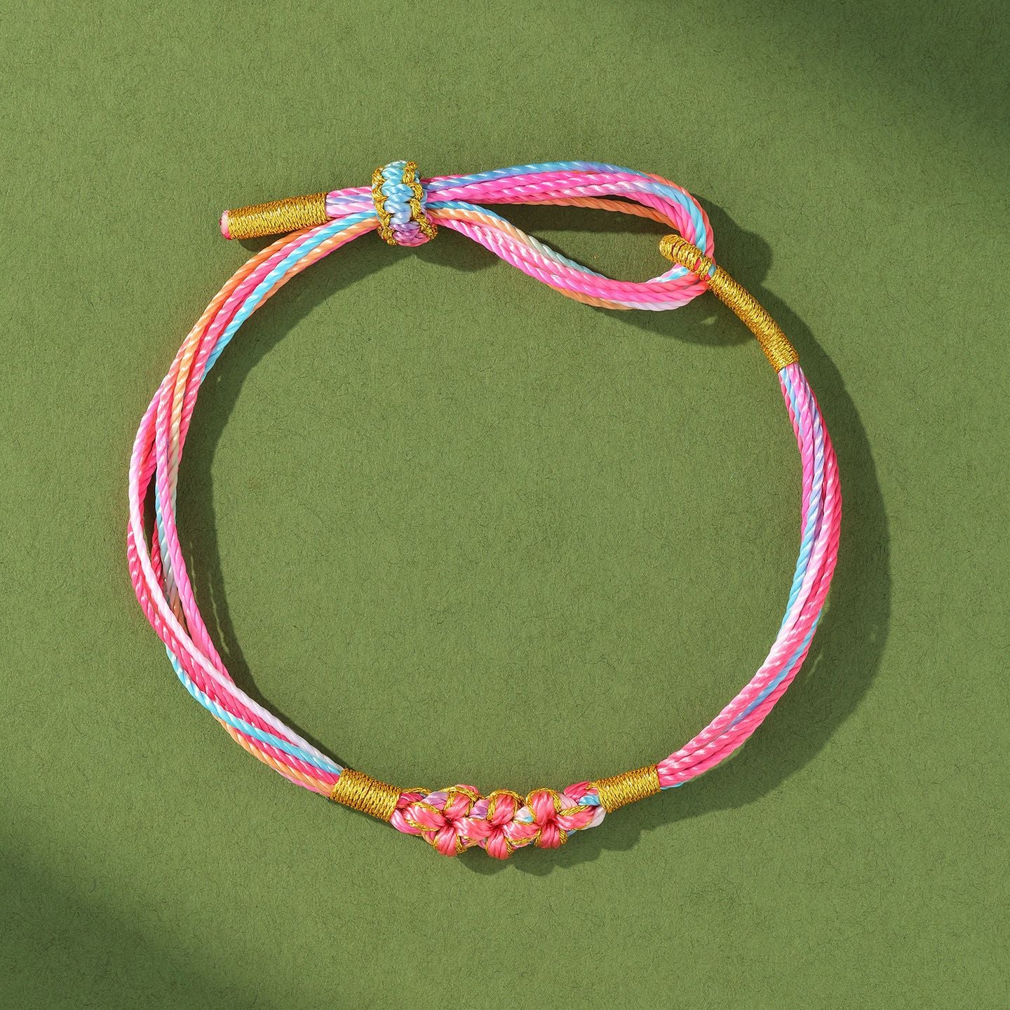 Festival Colorful Rope Ethnic Style Hand-woven Adult Small Sachet Carrying Bracelet