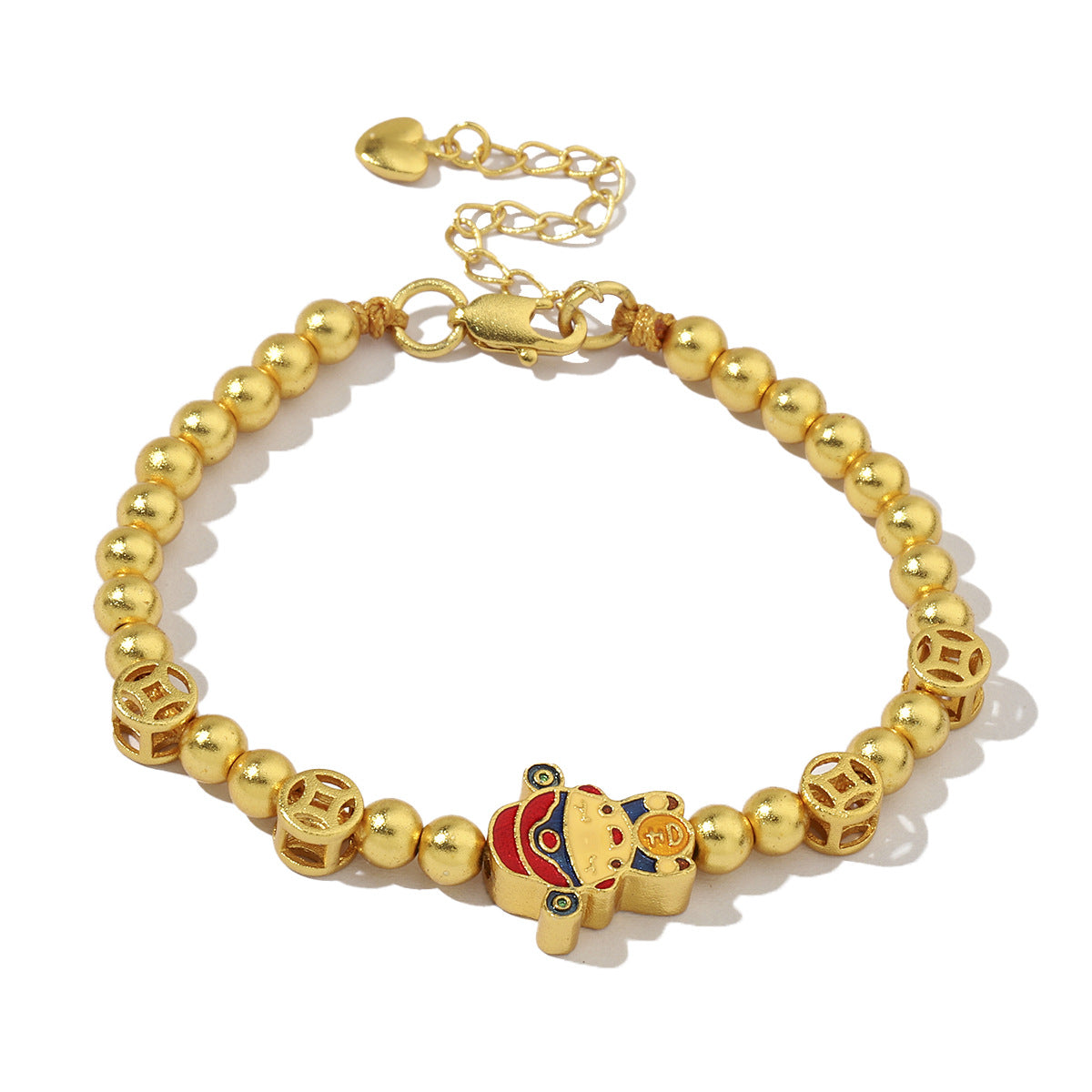 Quality Gold-plated Color Protection 2 Safe Joy Love Heart Bracelets