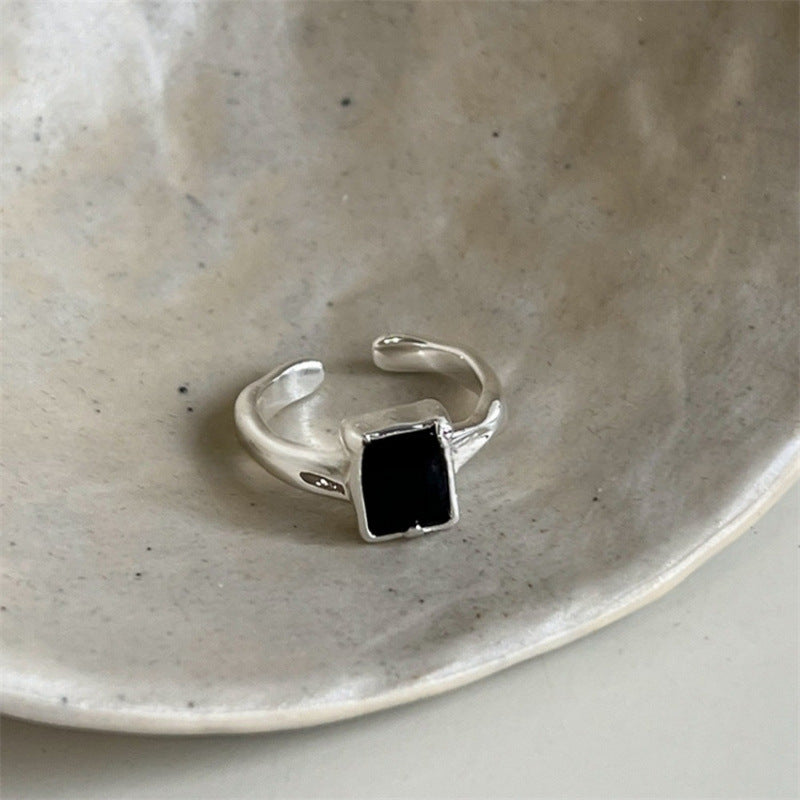 Women's Sier Simple Light Luxury High-grade Index Finger Open Rings
