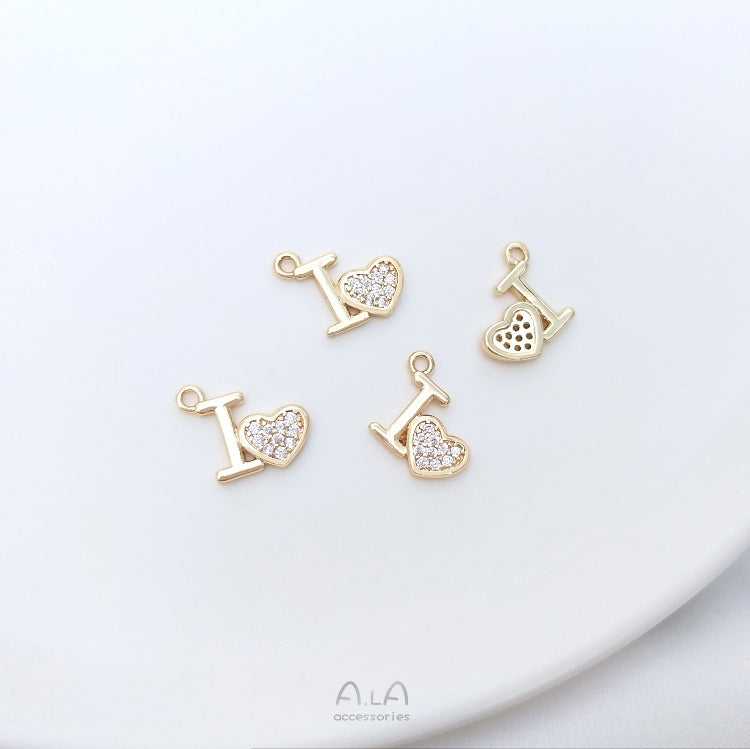 Retaining Bag Golden Micro Inlaid Zircon Rings