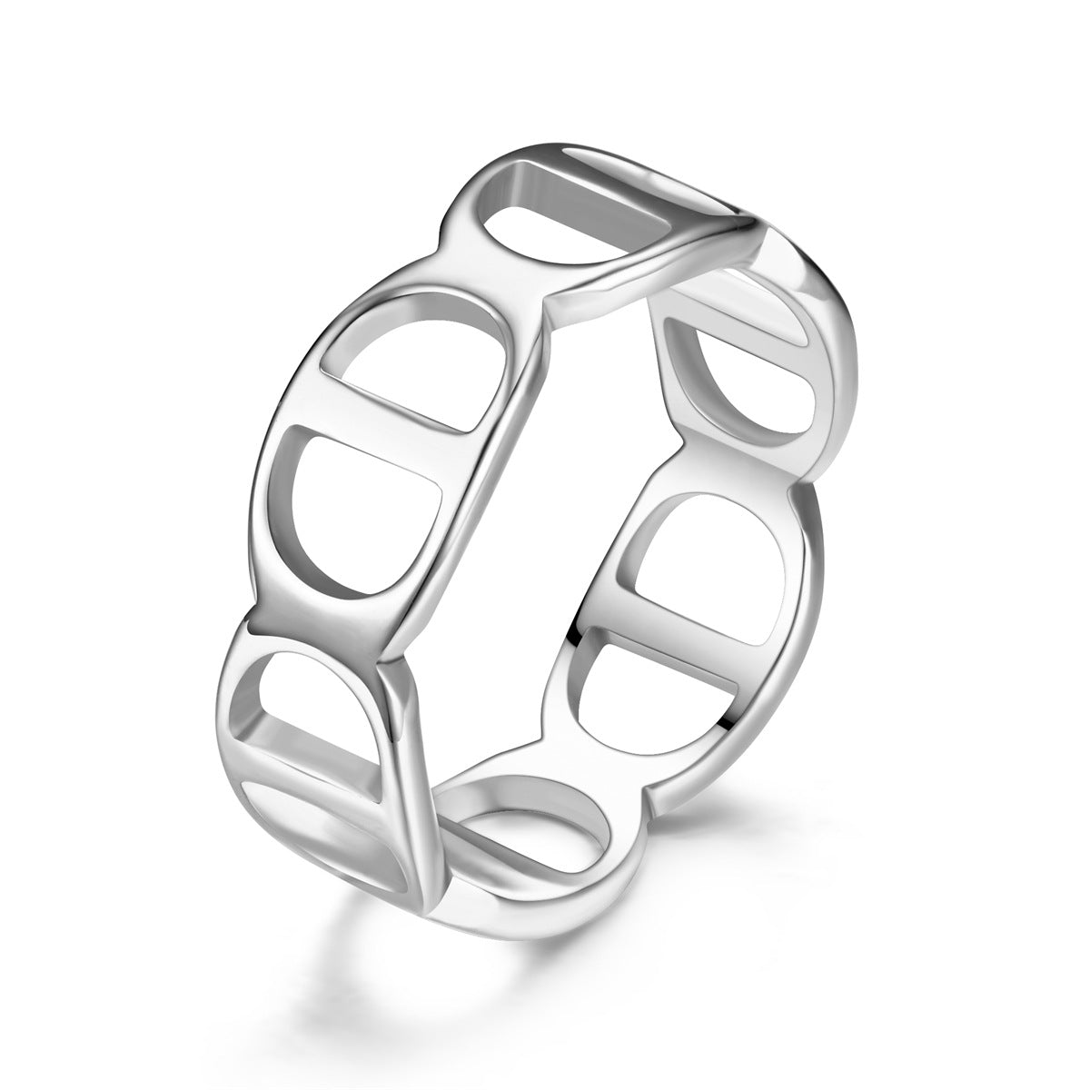 Titanium Steel Female Simple Niche Couple Rings