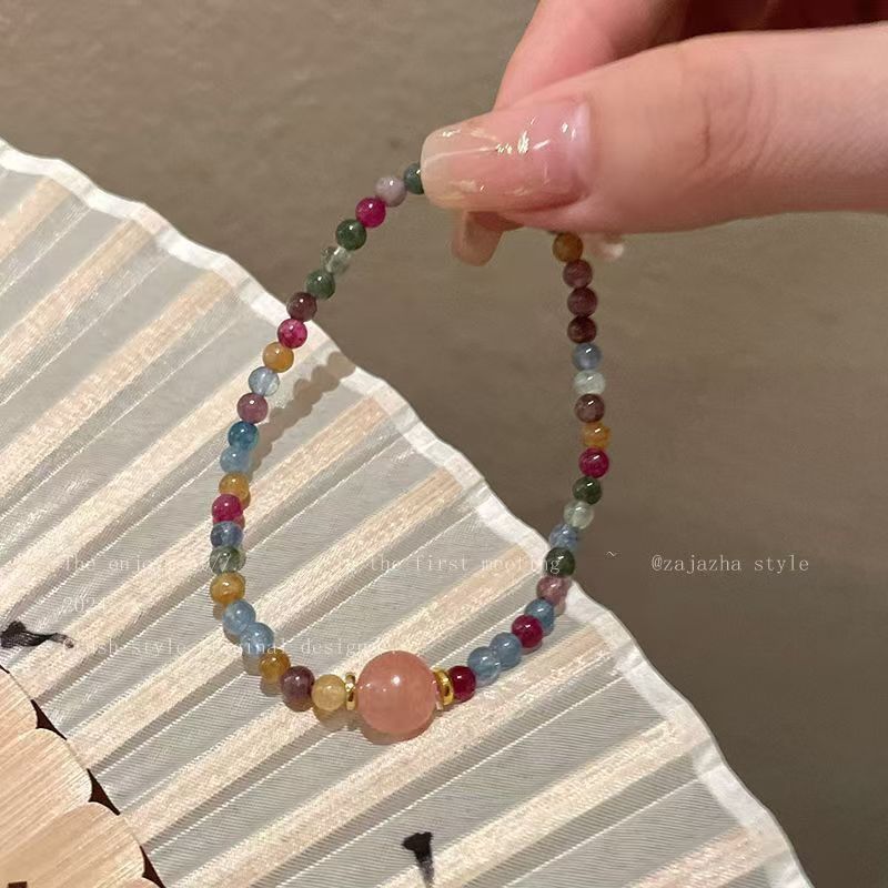 Women's Woven Stone Retro Couple Carrying Strap Bracelet