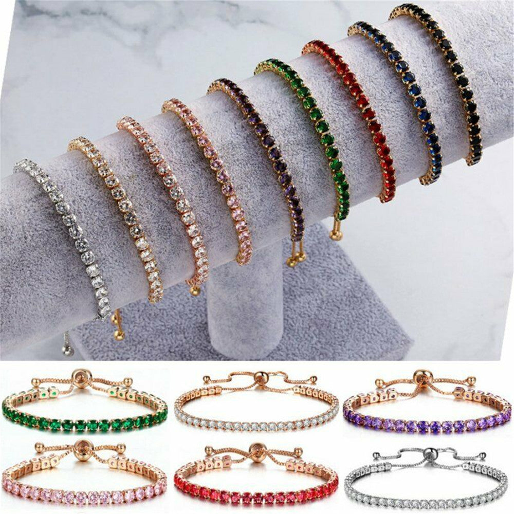 Crystal Light Luxury Micro Inlaid Zircon Female Simple And Bracelets