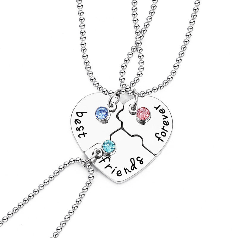 Stylish Glamorous Good Friend Love Lettering Necklace