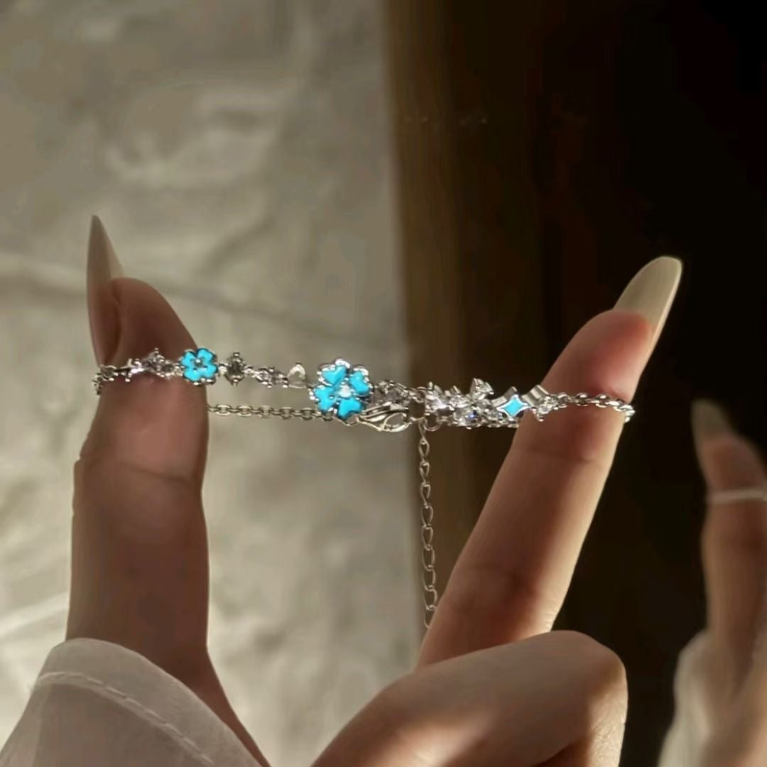 Female Light Luxury Minority Design Luminous Enamel Bracelet