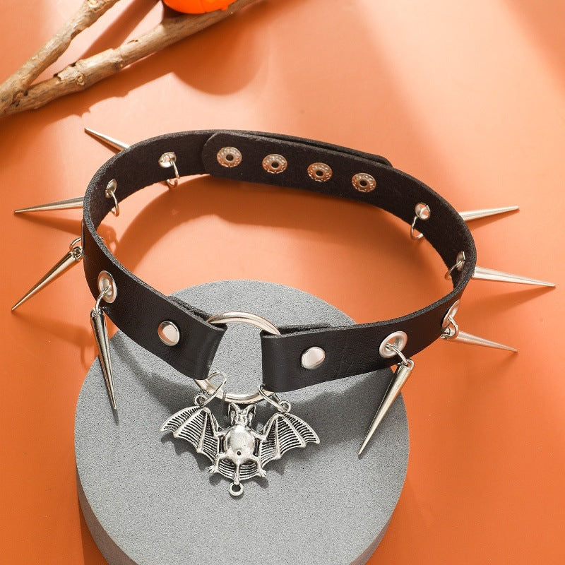 Dark Style Personality Skull Spider Collar Necklaces