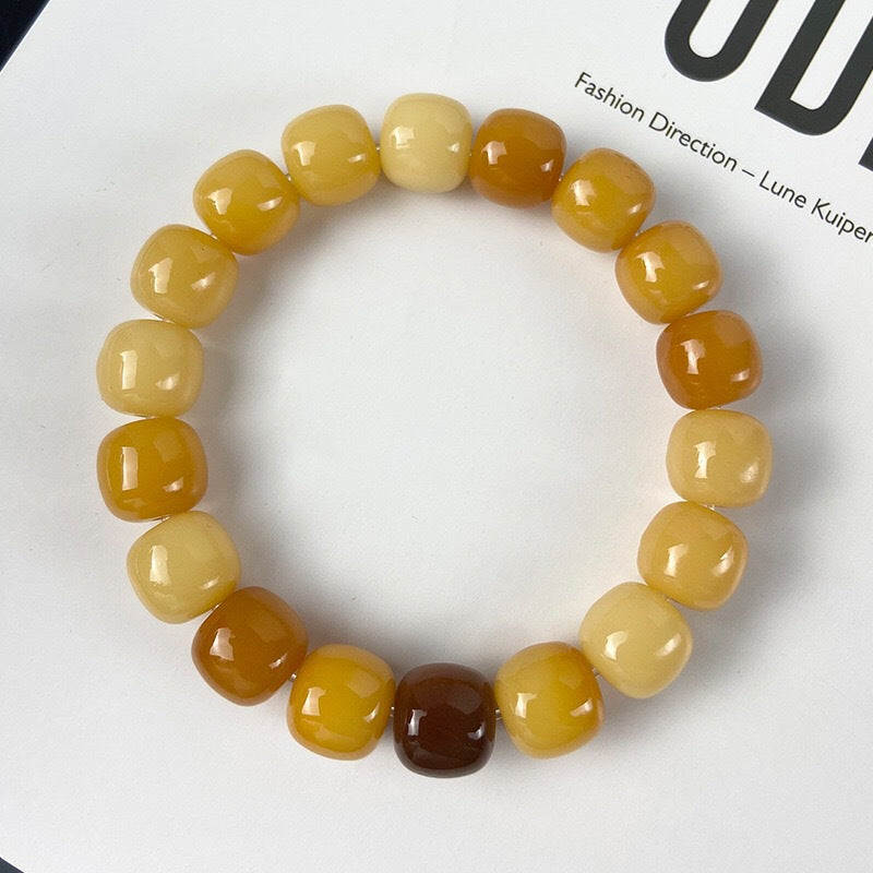Bodhi Candy Color Single Circle Pliable Temperament High Throw Three Bracelets