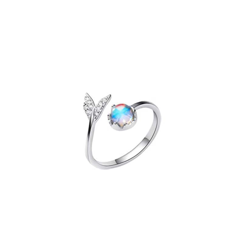 Personality Glass Stone Design Light Luxury Index Finger With Ring