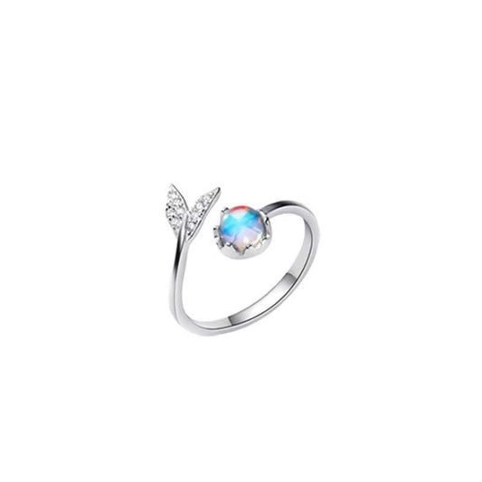 Personality Glass Stone Design Light Luxury Index Finger With Ring
