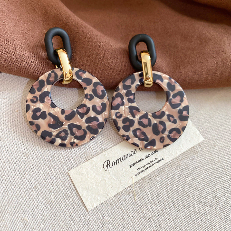 Chinese Style Coffee Color Wooden Bead Light Luxury High-grade Mori Rings