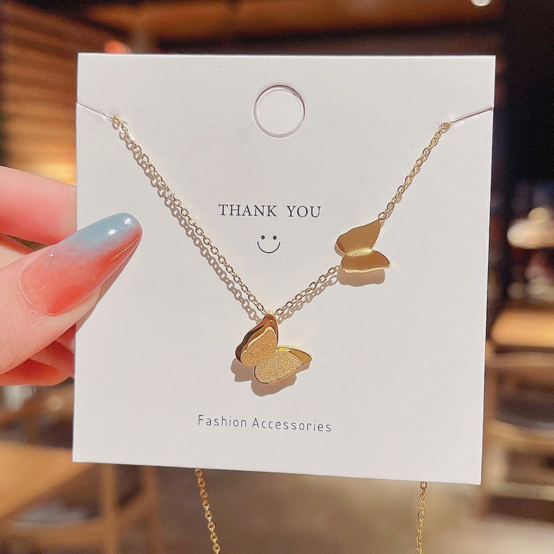 Women's Summer Fashion Heart For Design Simple Light Luxury Cold Style Necklaces