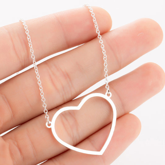 Women's Heart Clavicle Chain Fashion Simple Mother's Necklaces