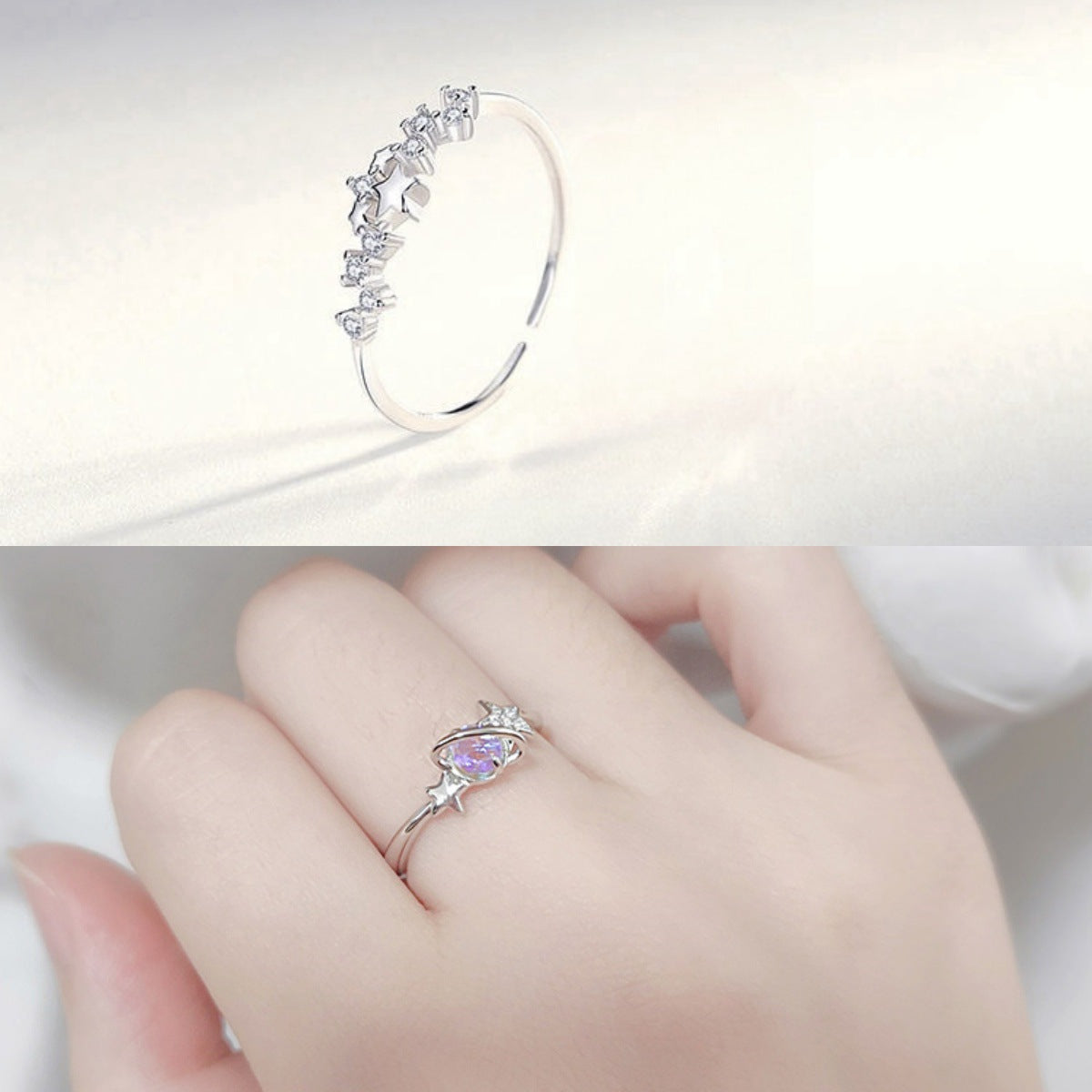 Temperament Wild Opening Adjustable Design Gift Fresh Ring