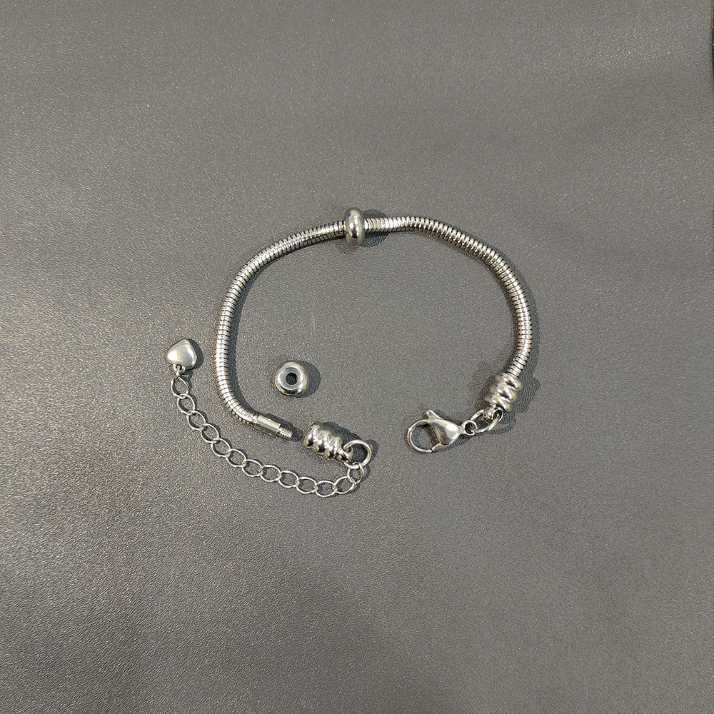 Snake Bones Chain Universal Wear Vacuum Furnace Plating Real Bracelets