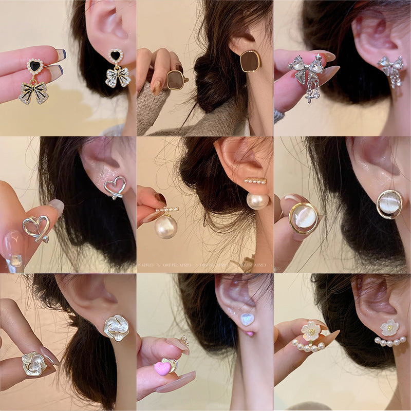 Women's Needle Pearl High Sense Niche Temperament Rings