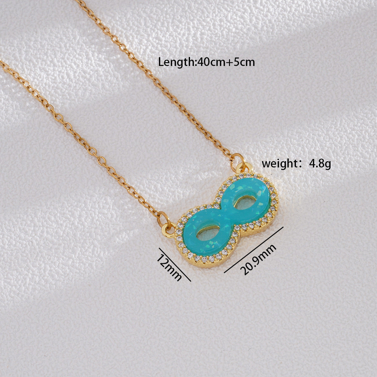 Women's Fashion Personality Inlaid Zircon Color Graceful Necklaces