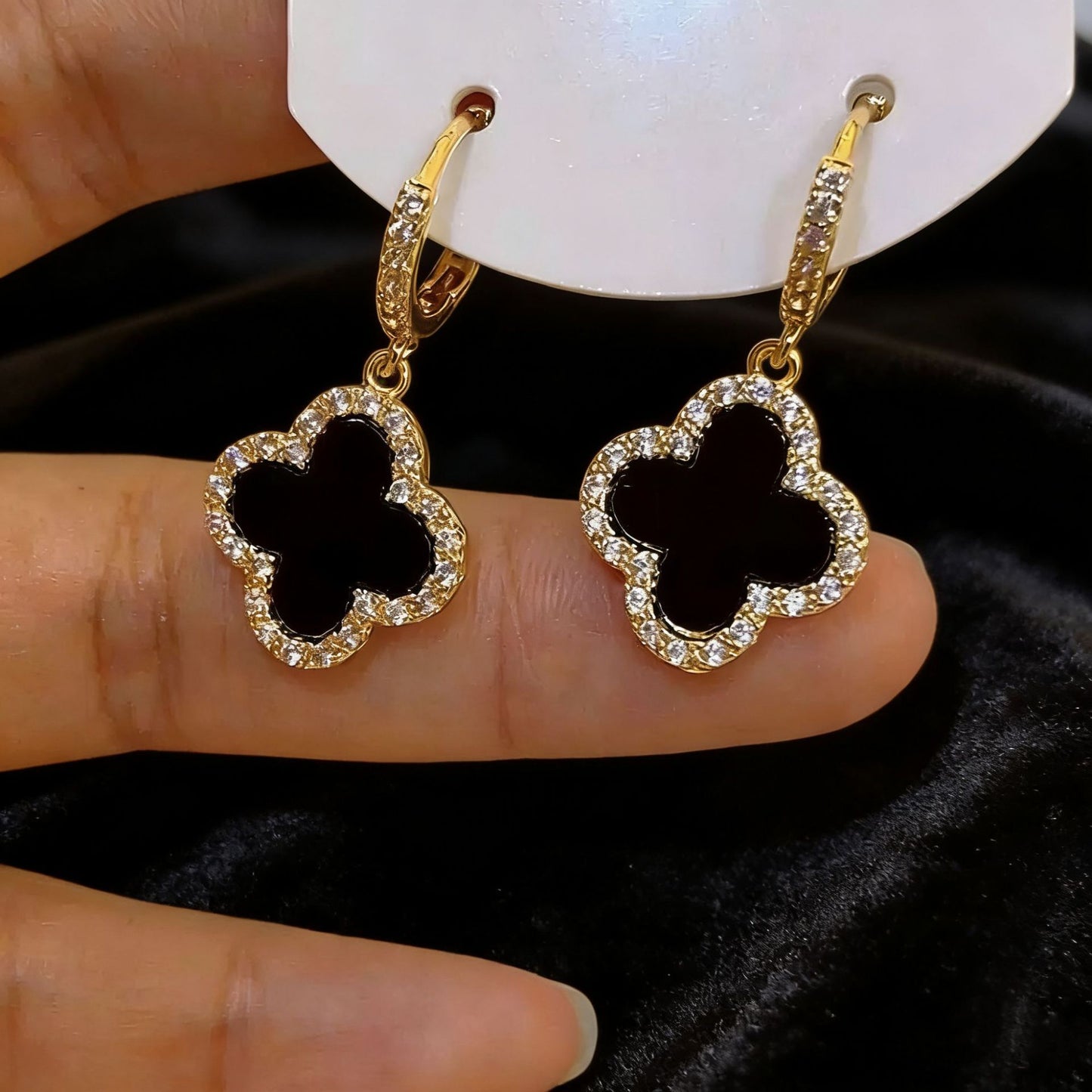 Women's Clover High-grade Classic Gold Light Luxury Earrings