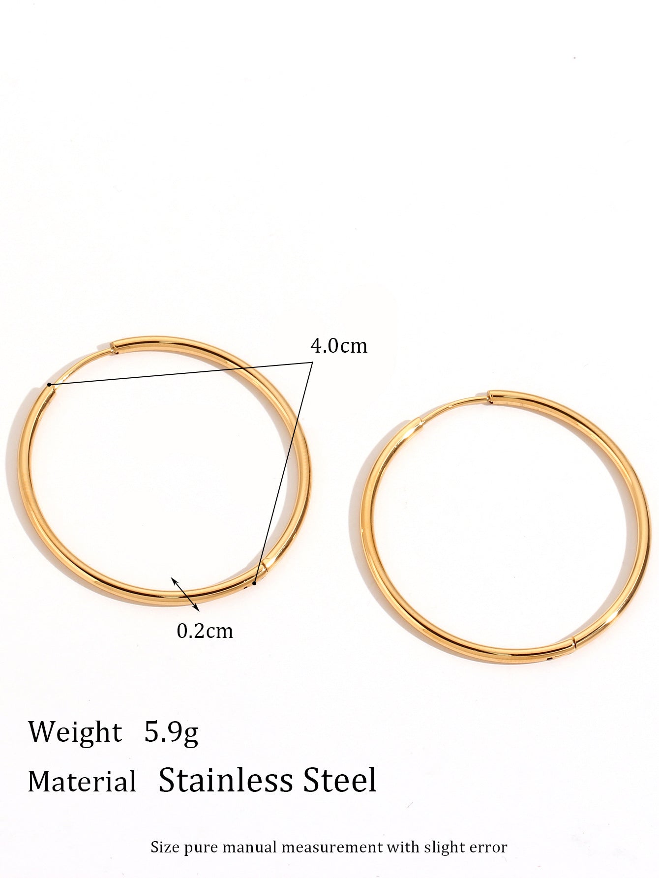 Women's Fashion Simple Niche Personality Stainless Steel Earrings
