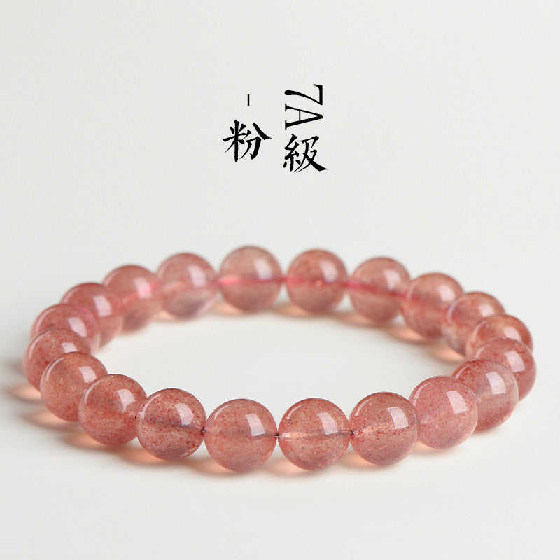 Cool Natural Strawberry Loose Round Beads Jewelry Accessories