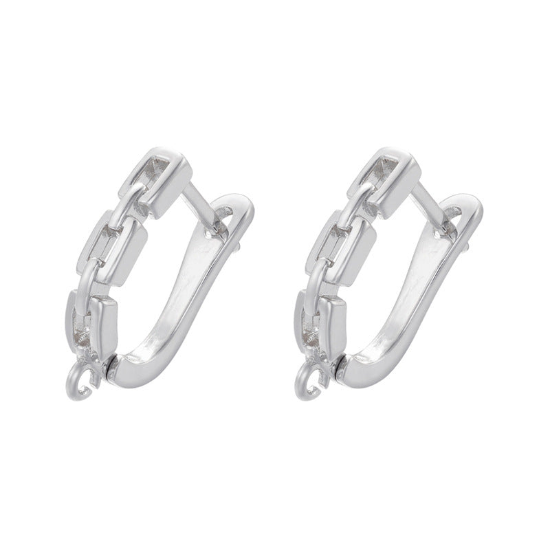 Fashion Casual Glossy Twist U-shaped Clips Rings