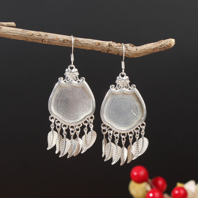 Ethnic Minority Style Handmade Miao Sier Earrings