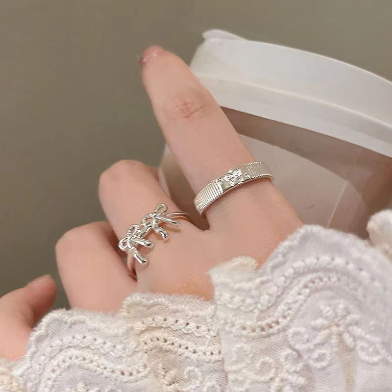 Light Luxury High-grade Sense Simple Index Rings