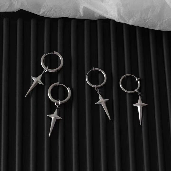 Couple Simple High Sense Boys Ear Earrings