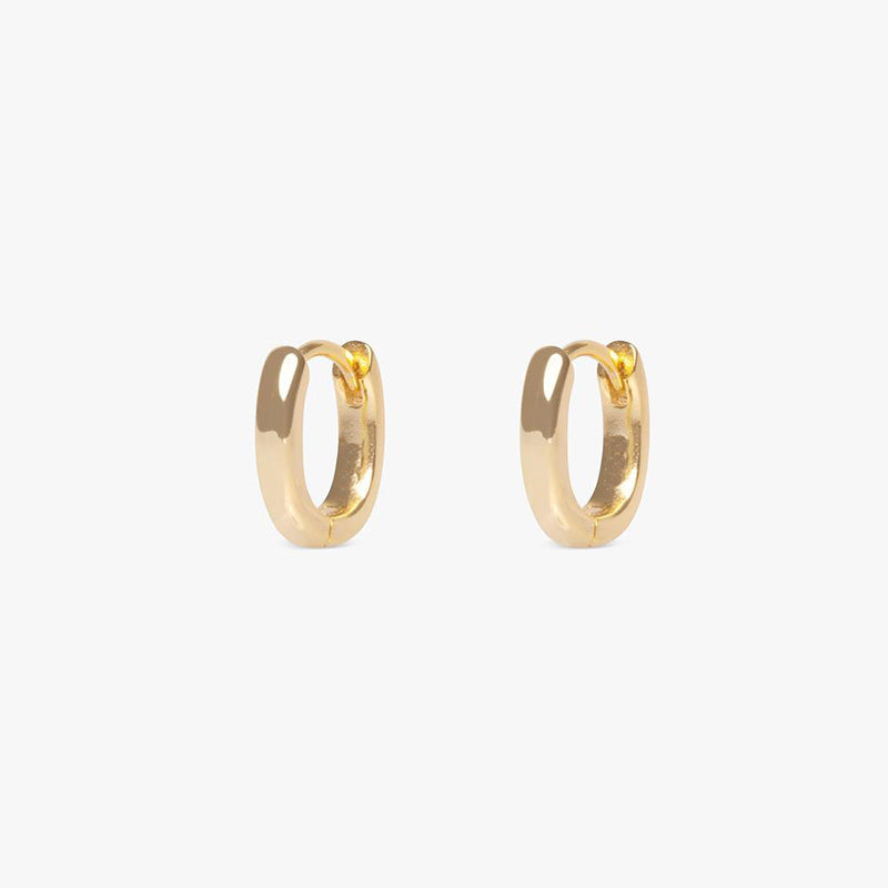 Simple Light Luxury Wind U-shaped Glossy Electroplating Ear Buckle