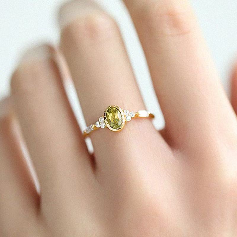 Women's Wizard Of Oz Peridot Engagement Rings