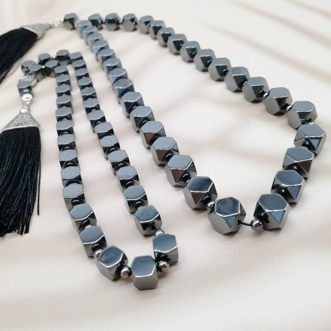 Haematite Moose Beads Prayer Pilgrimage Arabic Bracelets