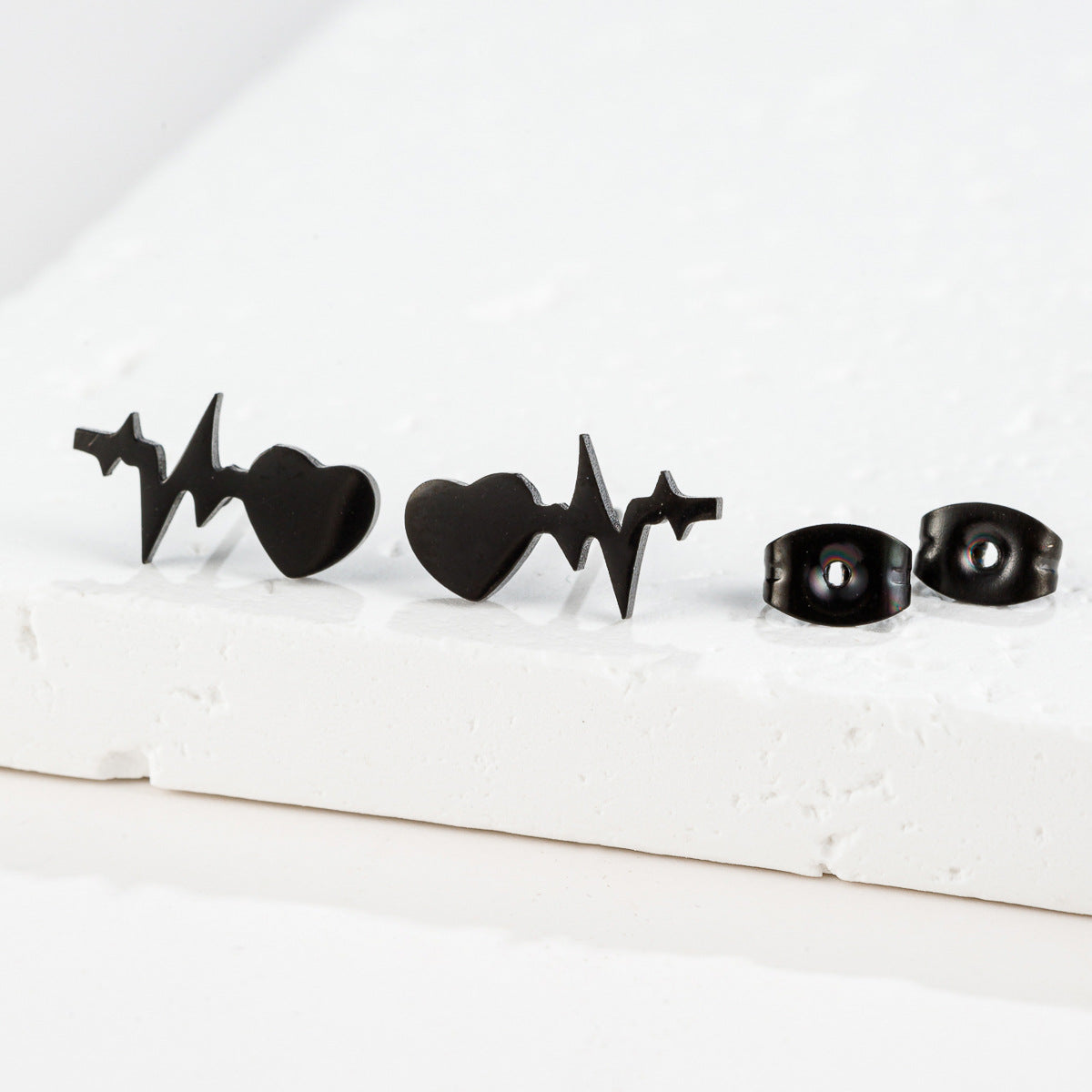 Women's Fashion Stainless Steel Personality Simple Style Bowknot Stud Earrings