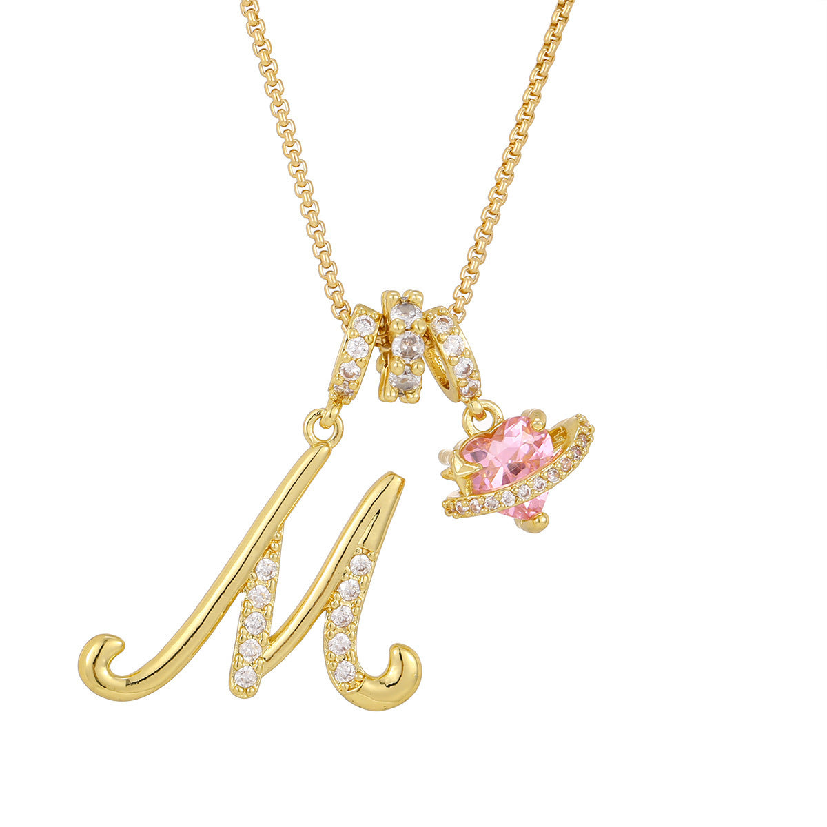 Dopamine English Letter Light Luxury Minority Necklaces
