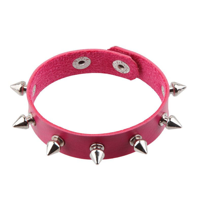 Shot Punk Rivet Nightclub Fashion Couple Exquisite Single Bracelets