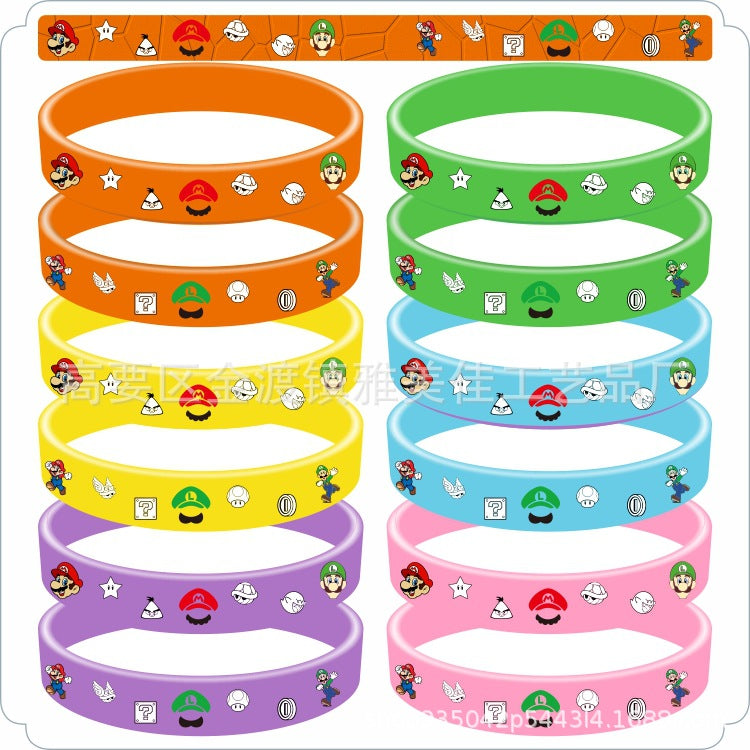 Cartoon Silicone Anime Surrounding The Game Wrist Bracelets
