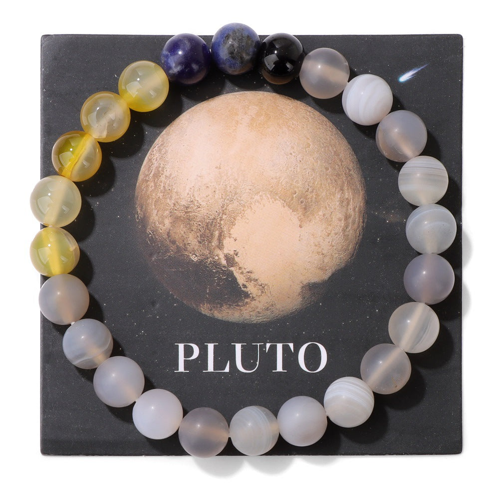 Women's & Men's Planets Of The Solar System Natural Stone Bracelets