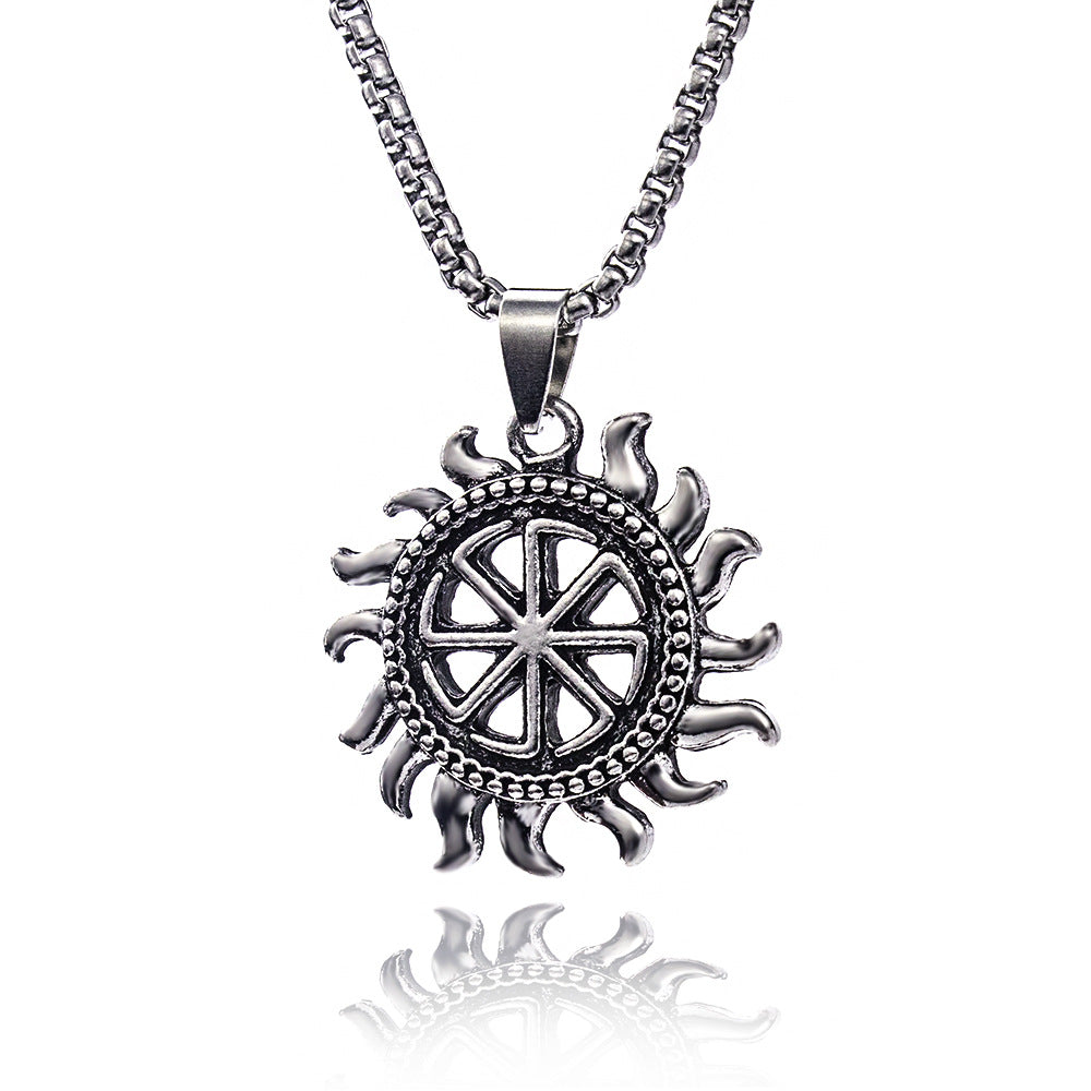 Men's Stainless Steel Hip Hop Cool Cross Trendy Clavicle Necklaces