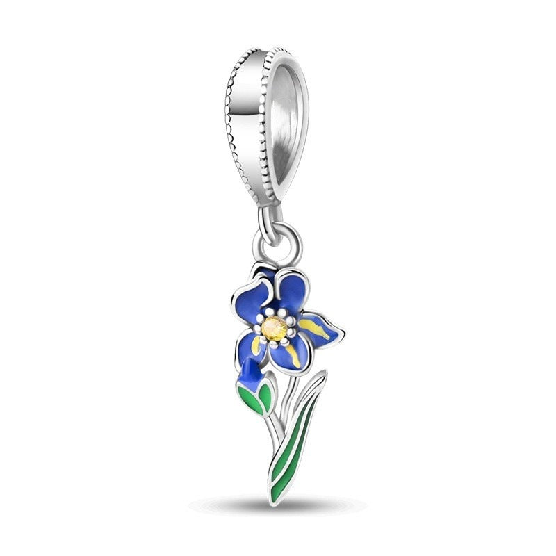Versatile Women's Cactus Charm Sier Beads Jewelry Accessories